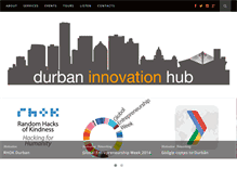 Tablet Screenshot of durbanhub.co.za